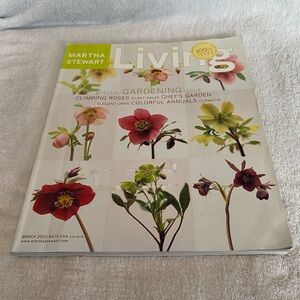 VTG Martha Stewart Living Magazine Mar 2002 The Gardening 100th Issue Spring